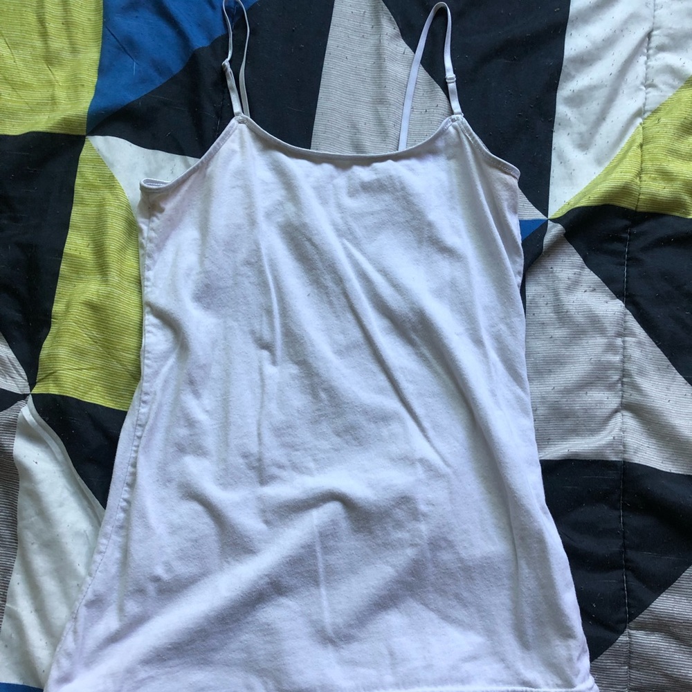 Medium white tank top